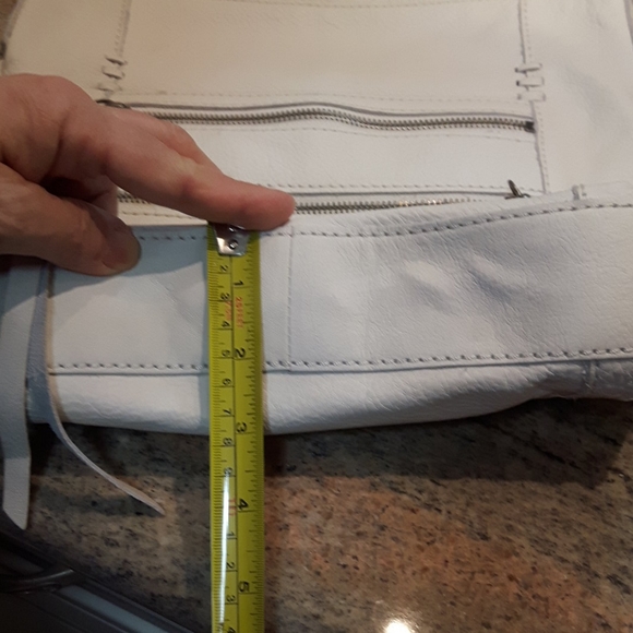 Genuine White leather lucky brand crossbody purse - Picture 8 of 8